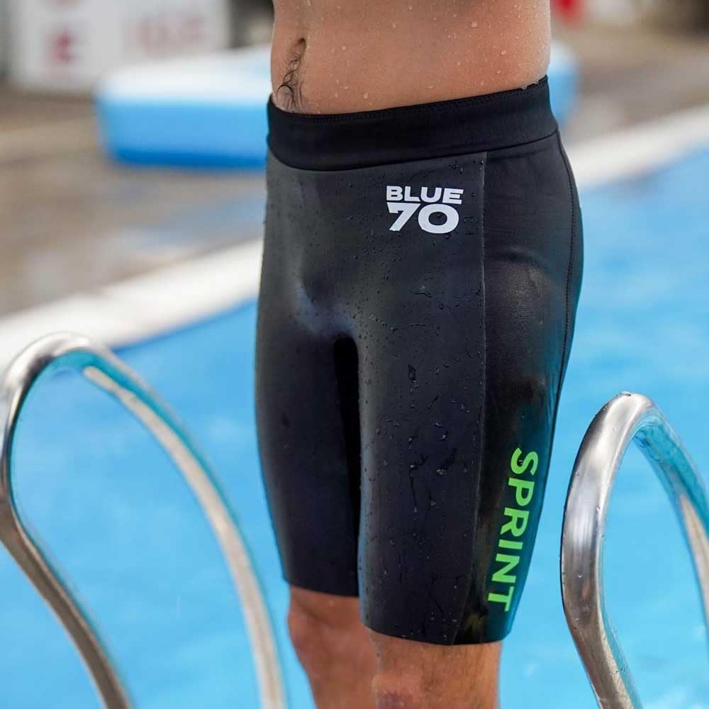 blueseventy Men's Sprint Buoyancy Shorts (Black, Medium, Blue Seventy)