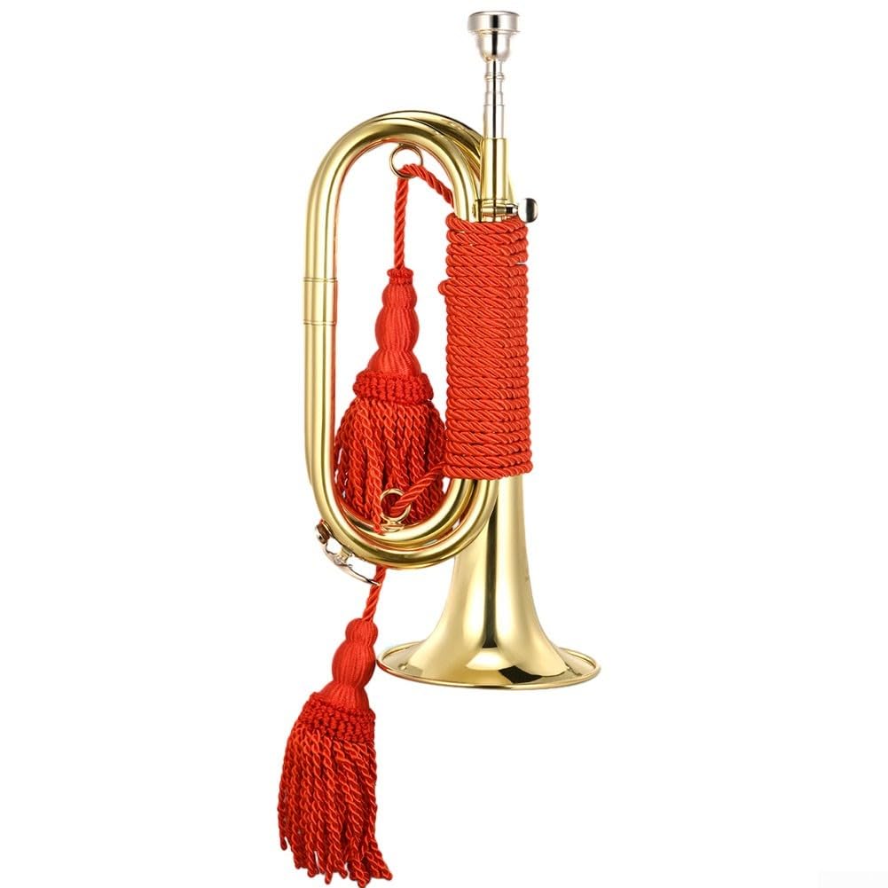 Cordon en laine acrylique avec frange, spécialement conçu pour les clairons en Sib, corde à main pour instruments en laiton, artisanat britannique