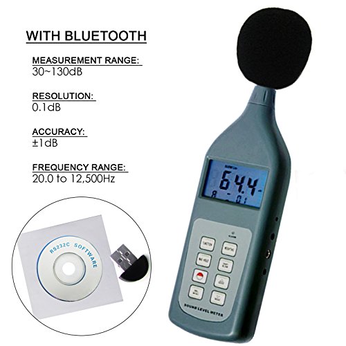 Gain Express Landtek Instruments Professional Digital Sound Level Meter 30 To 130Db With Bluetooth #TOP4
