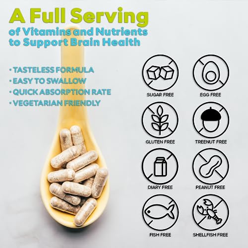 Pro Nerve 6 Capsules Advanced Nerve Health Support, Pro Nerve 6 Dietary Supplement Capsules ProNerve Advanced Formula Nerve Support Supplement for Men Women Optimal Health Support (60 Capsules)