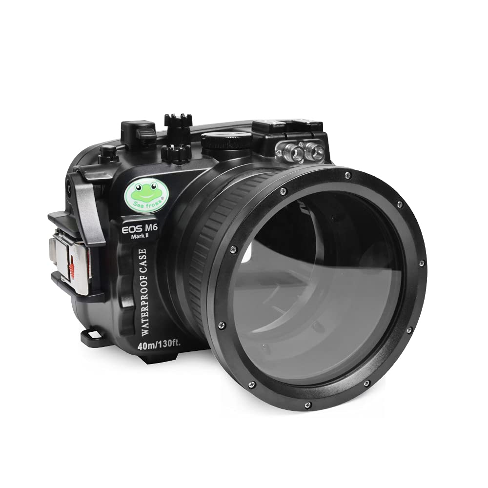 Amazon.co.jp: Sea frogs 水中カメラケース Canon EOS M6 Mark 