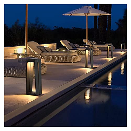 Lampe solaire d'extérieur LED au design minimaliste pour table et jardin