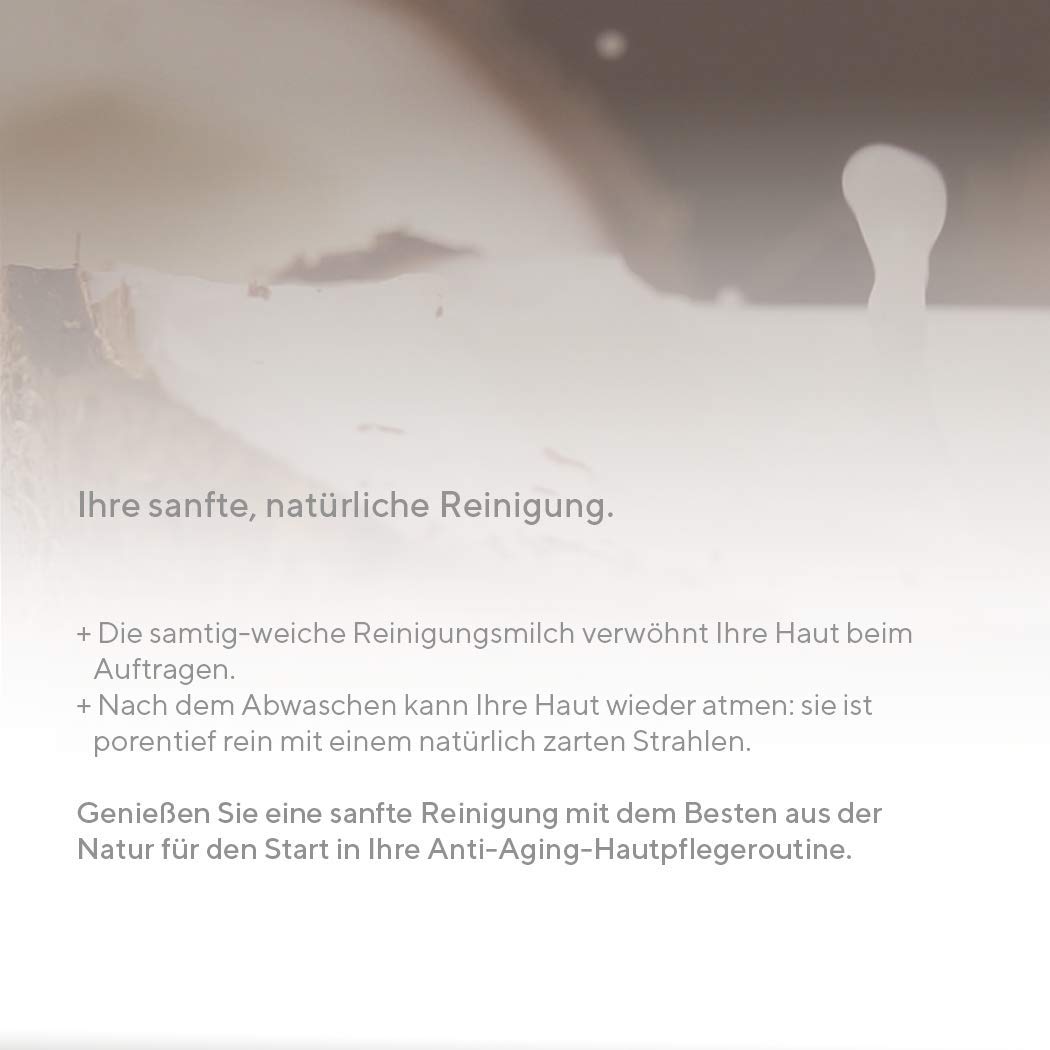 hyapur® - GREEN Reinigungsmilch 150ml - Die sanfte Gesichtsreinigung - zur Anti-Aging-Pflege mit Bio- Vegan- Natur- Kosmetik aus Berlin