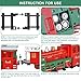 Electric Train Set for Boys Girls, Christmas Train Set with Real Smoke, Sounds & Lights, Classic Toy Train with Steam Locomotive Engine, 3 Train Cars and 10 Tracks