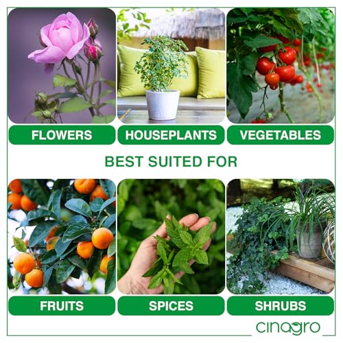 Image of Cinagro Neem Oil Spray (500ml, Ready-to-Use) Organic, Plant Protector, Removes Mealybugs, Fungus & Insect Control for All Plants, Indoor & Outdoor Use