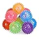 Relaxdays 10024328 LED Igelball, 12er Set, mit Noppen, leuchtender Flummi, Blinkender Stachelball, Ø 6,5 cm, Pack