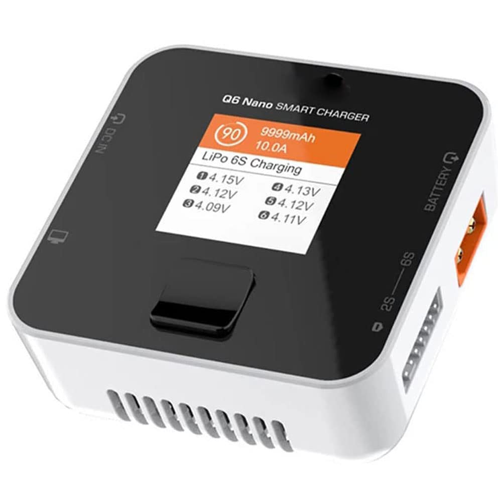 Caricabatterie RC Lipo 9A 200W Display LCD Caricabatterie Bilanciamento Compatibile con Life Lilon LiPo LiHv 1~6S Pb1~12S NiMh/Cd1~16S per 1/10 RC Auto RC Barca Drone