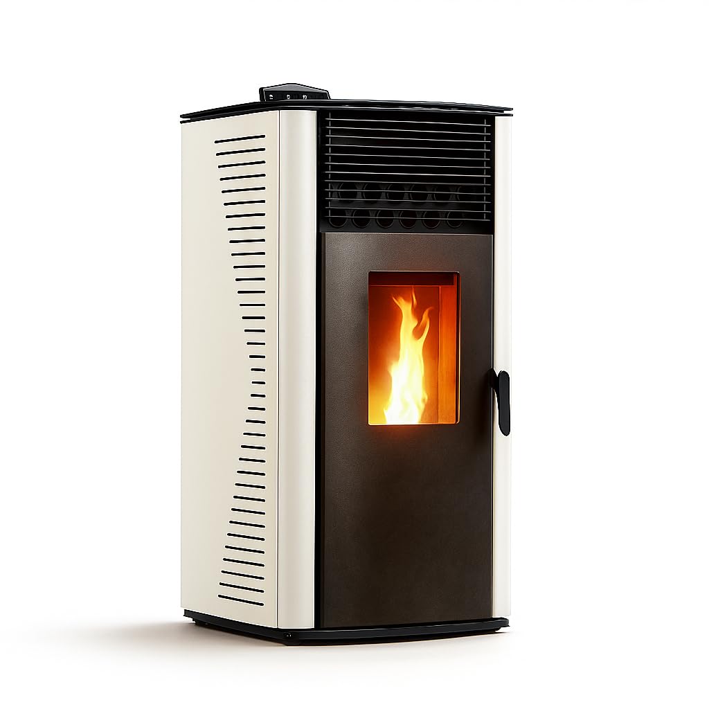 Anita piec na pellet 12 kW Biały Sannover