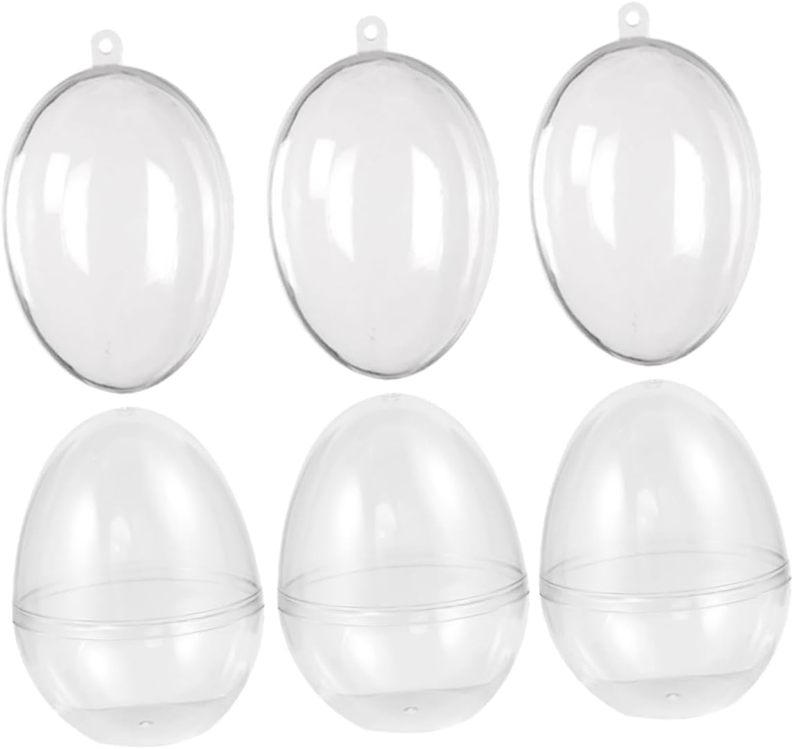 NOLITOY 2sets Easter Party Favors Easter Present Boxes Sturdy Plastic Containers Reusable Wrapping Boxes 6pcs*2