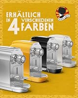 Afro Coffee Kahawa Premium Kaffeemaschine Savannah Yellow – kompakte Kapselmaschine mit 19 Bar Druck, Auto Power Off & herausnehmbarem Wassertank – Ansicht 4