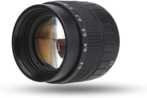 Miniatura 9 de Lente de CCTV para montaje C, lente de TV de circuito cerrado de 1.969 in f1.4, lentes focales fijas manuales, accesorio para cámara de fotografía