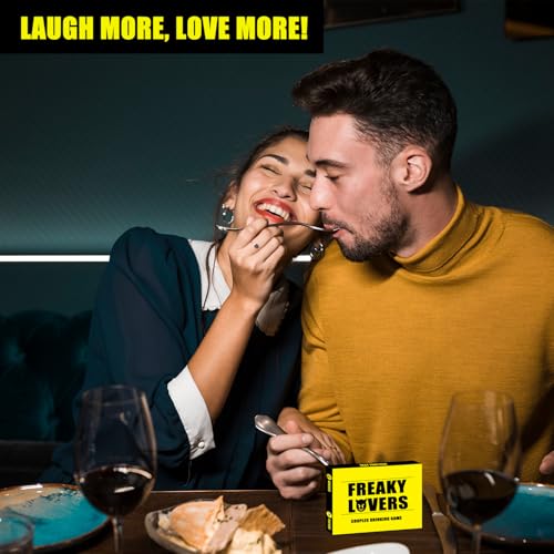 Trikendou Couple Drinking Game for Date Night to Test Your Freak, Fun Couple Game for Romantic Anniversary & Valentines Birthdays Gift (Freaky Lovers) - Thumbnail 4