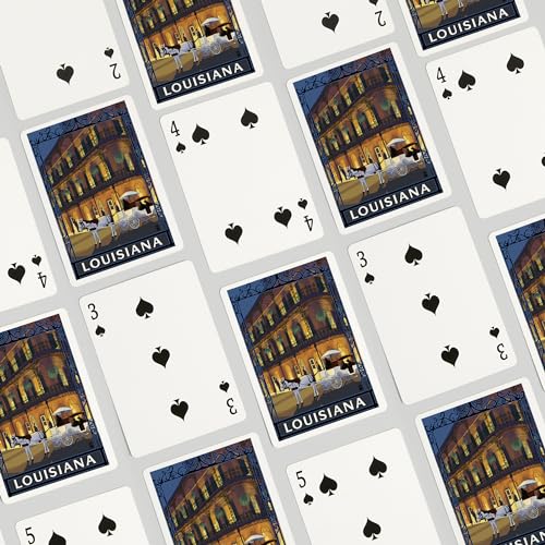 Baraja de Poker Louisiana French Quarter 52 Cartas miniatura 4