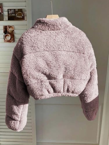Image of KOTTY Women's Cozy Fit Full Sleeve Coral Fleece Zip Jacket - Winterwear with Pockets for Daily Warmth & Style