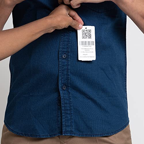 Image of Colorplus Tailored Fit Medium Indigo Formal Shirt for Men