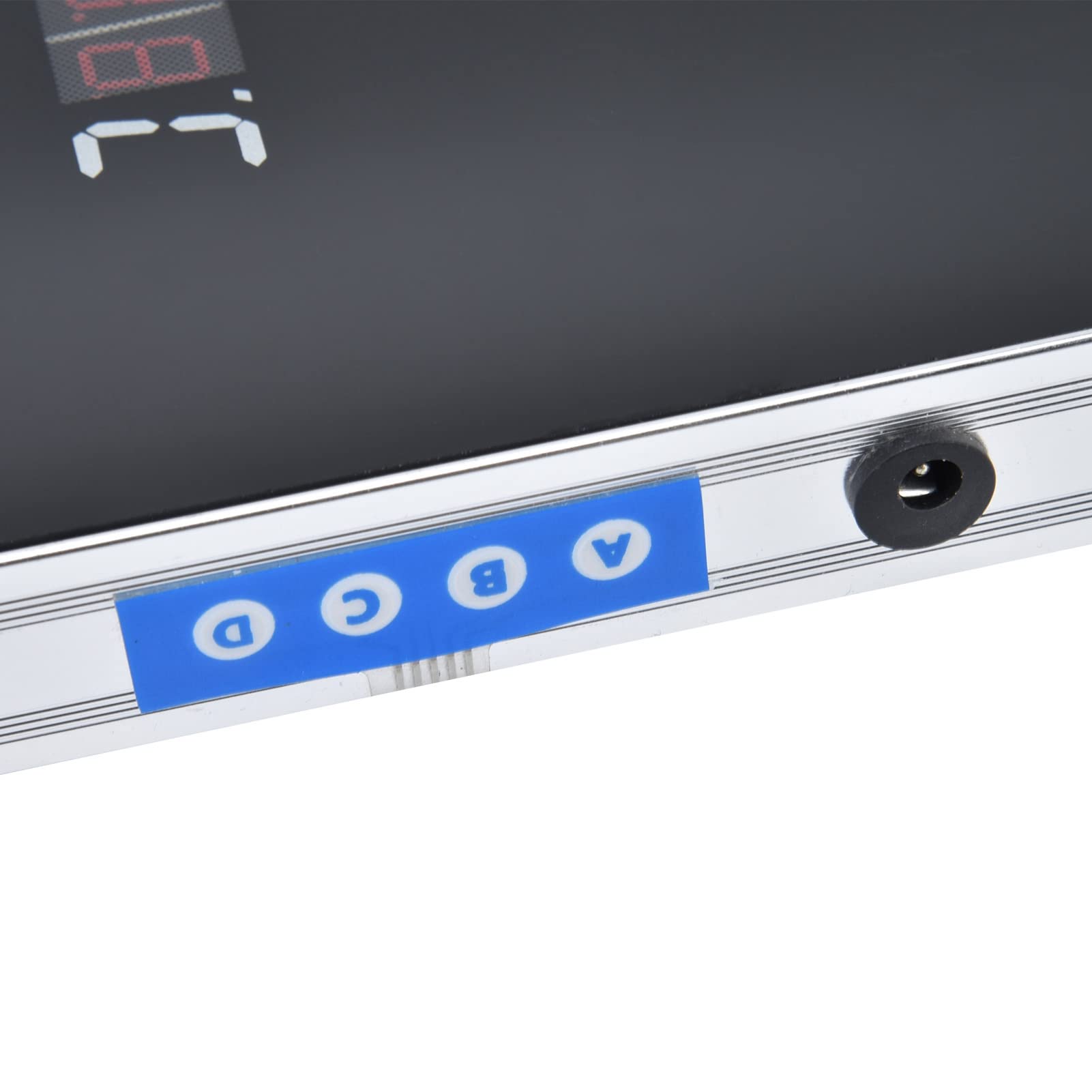 Topiky Große Digitale LED Wanduhr, Batteriebetriebene Digitale Tischuhr, Große Ziffern, Wöchentliche Temperatur, Kalenderwecker für das Büro Im Schlafzimmer von älteren Menschen