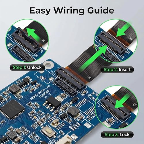 Image of 3.4 Inch Round 330nit LCD Display & HDMI Board, 800x800 IPS Circular Screen | for PC Sensor Panel, Flight Sim Dashboard, Smart Watch, Windows Compatible