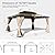 Domi Outdoor Living 12’ x 16’ Hardtop Gazebo, Outdoor Aluminum Frame Canopy with Polycarbonate Double Roof, Outdoor Permanent Metal Pavilion with Curtains and Netting for Patio, Backyard and Lawn