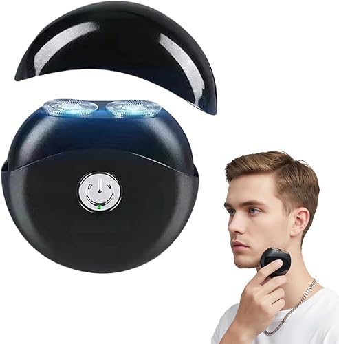 Afeitadora eléctrica multifuncional portátil, mini maquinilla de afeitar para afeitarse la cara, afeitadoras eléctricas de aluminio para hombres, disponible en Yaxa Colombia