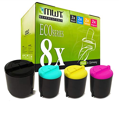 Toner compatible Samsung CLX 2160 3160FN CLP-300A pack 8x Kraft Office Supplies multicolore