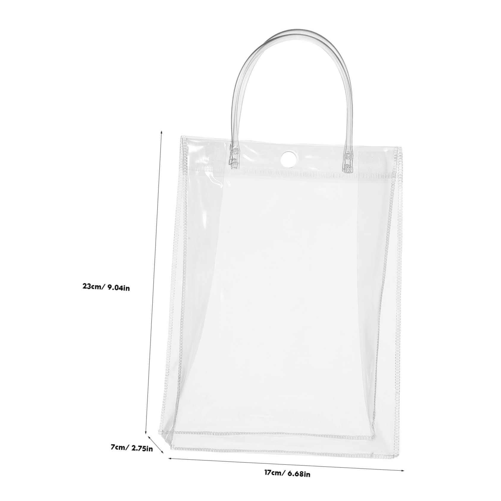 BCOATH Bolsas Transparentes Para Bodas 20piezas Asas Bolsa Plástica Para Fiestas