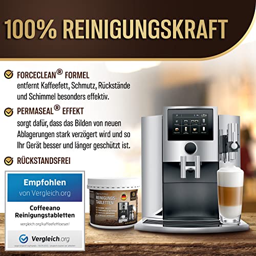 Kaffeefettlöser Coffeeano 250 Reinigungstabletten für Kaffeemaschinen