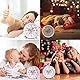 Kinderwecker Digital, Wecker Kinder Mädchen, Kinderwecker Ohne Ticken,Lernwecker Analoger Nachtlicht kinderwecker, Einschulung Geschenk für Kinder, Lichtwecker für Jungen und Mädchen Schlafzimmer