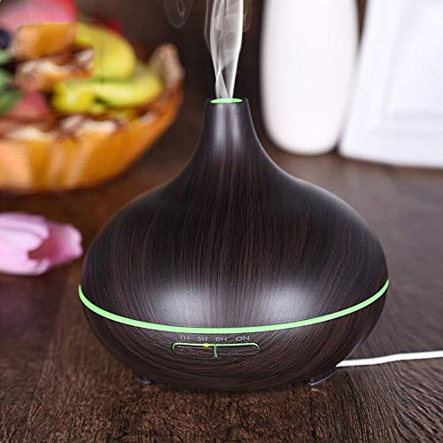 Chef Turk Madera Lámpara De Incienso De Aceite Instrumento Lengxiang Colorido Nebulizador Ultrasónico Humidificador Aromaterapia