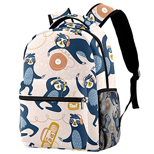 Sac à dos d'école léger paresseux de Noël pour la rentrée scolaire des filles
