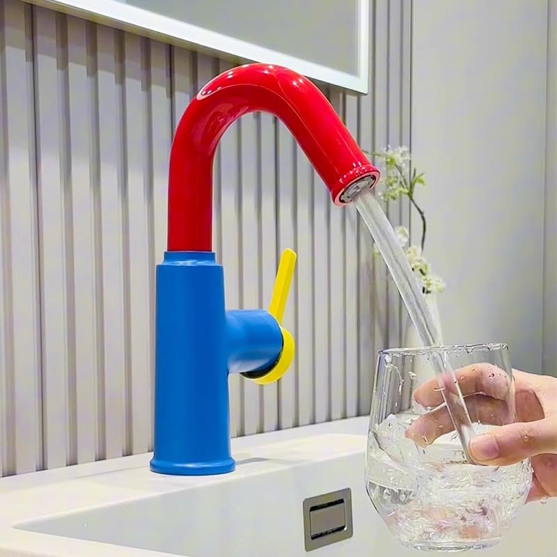 Robinet de lavabo moderne design unique KLVN lavande coloré