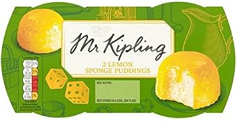 Mr Kipling Very Good Lemon Sponge Puddings 2x85g x6 - Mr Kipling Exceedingly Good Lemon Sponge Puddings 2 x 85g Pack of 6 Parallel Import