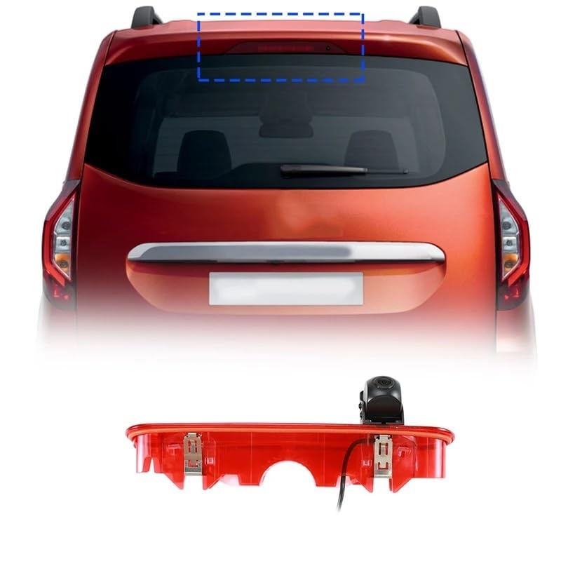 Caméra de recul grand angle avec feu stop haut pour utilitaire
