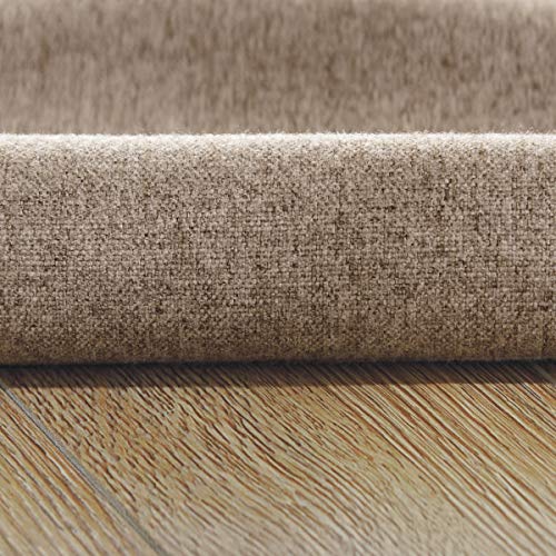 COASTLINE Luna brushed blackout eyelet curtains Mocha Camel Coffee thermal insulated window treatment 2 panels blinds floor curtains for bedroom,Livingroom,Kids nursery room Width 90" x Drop 54" - Image 6
