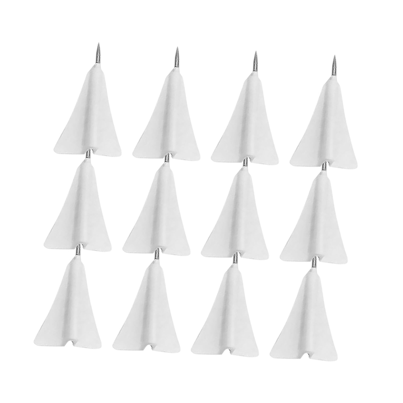 Ciieeo 12pezzi Puntine Da Disegno Compatte e Sostituibili Push Pin Multifunzionali Piccole e Convenienti Per Mappe e Bacheche Design Creativo Aeroplanino in Carta