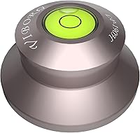 Vista 8 de Viborg LP528B Estabilizador de Disco de Registro Phono LP, Nivel de Tocadiscos 50Hz, Negro, 280G (9.9 OZ) Pinza de Vinilo HiFi 3 en 1 con Velocidad