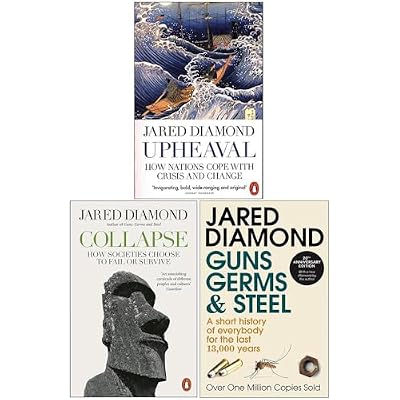 Jared Diamond 3 Books Collection Set