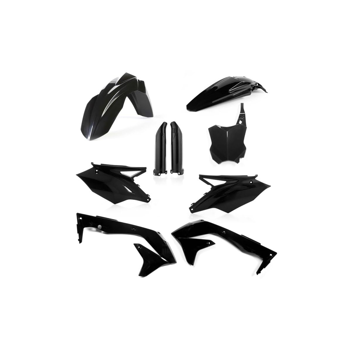 Acerbis 0022089.090 Full Kit Plastiques KAW KXF 450 2016 USA Noir