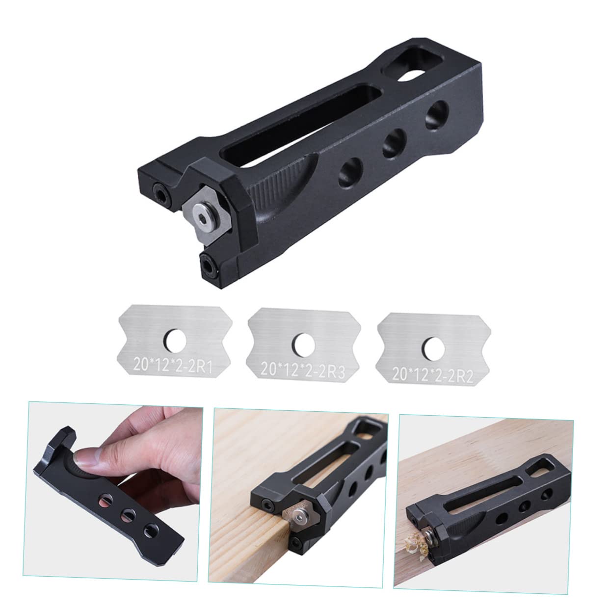 2piezas Manual Para De Superficies De Madera Herramienta De Carpintería Para Acabados y Eficientes