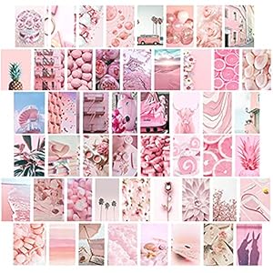 50 Stks Esthetische Foto Voor Muur Collage, Chique Print Kit, Kamerdecoratieposter Voor Meisjes, Tieners Kaarten…