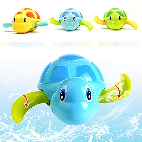 3Pcs Bath Swimming Turtle Toy For Baby Toddler, Wind Up Chain Bathing Water Toy, Swimming Bathtub Pool Cute Swimming Turtle Toys For Boys Girls. #TOP1