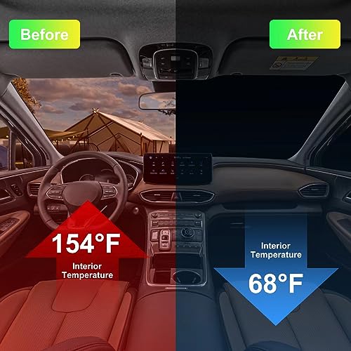 Image of Sedan Car Cover (155-170 inches) - Universal Fit, Waterproof, Dupont Oxford, All Weather, Hail Protector, Sun Protection, Door Zipper