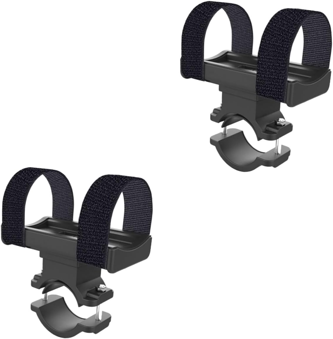 TOYANDONA 3pcs Bike Handlebar Bracket for Mountain Flashlight and Camera Holder Strong Grip for Cycling Accessories and Outdoor Adventures