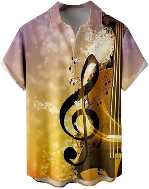 Chemisier à Manches Longues Pour Hommes, Chemise Avec Plis De Poitrine, Imprimé Brodé, Haut Ample Pour