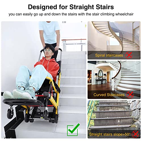 image for Mirfee Electric stǎir lǐft, Stair Climbing Hand Trucks Chǎir, Folda