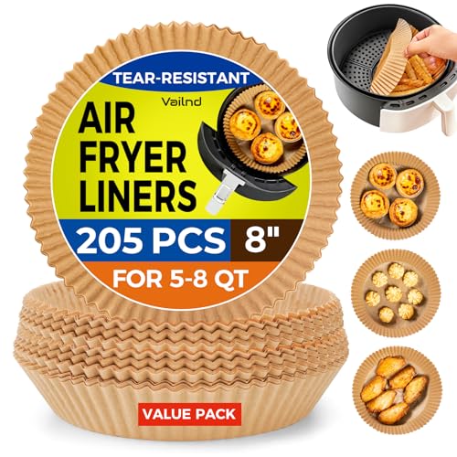 Air Fryer Liners for Ninja, 205 PCS Heavy-Duty...