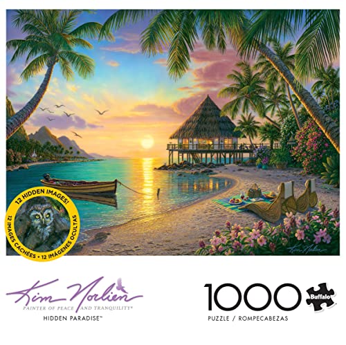 Buffalo Games - Kim Norlien - Hidden Paradise - 1000 Piece Jigsaw Puzzle, Multicolor - Image 2