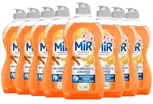 Liquide vaisselle Mir Bicarbonate pour nettoyer efficacement la vaisselle de toute la maison