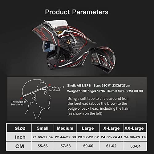 Casque moto bluetooth intégral avec double visière solaire intégrée - 7