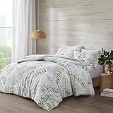 Madison Park Cotton Comforter Set, Breathable Sateen Cover All Season, Hypoallergenic, Down...