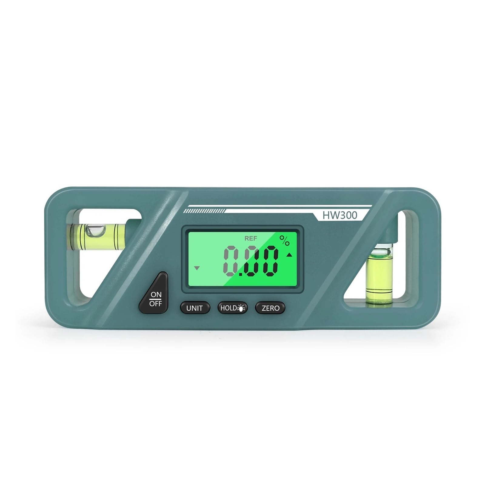 Bnvewr Green Digital Angle Finder, Digital Inclinometer Magnetic Electronic Goniometer Lcd Angle Meter Backlight Protractor Slope Conversion,Inclinometer(Green)